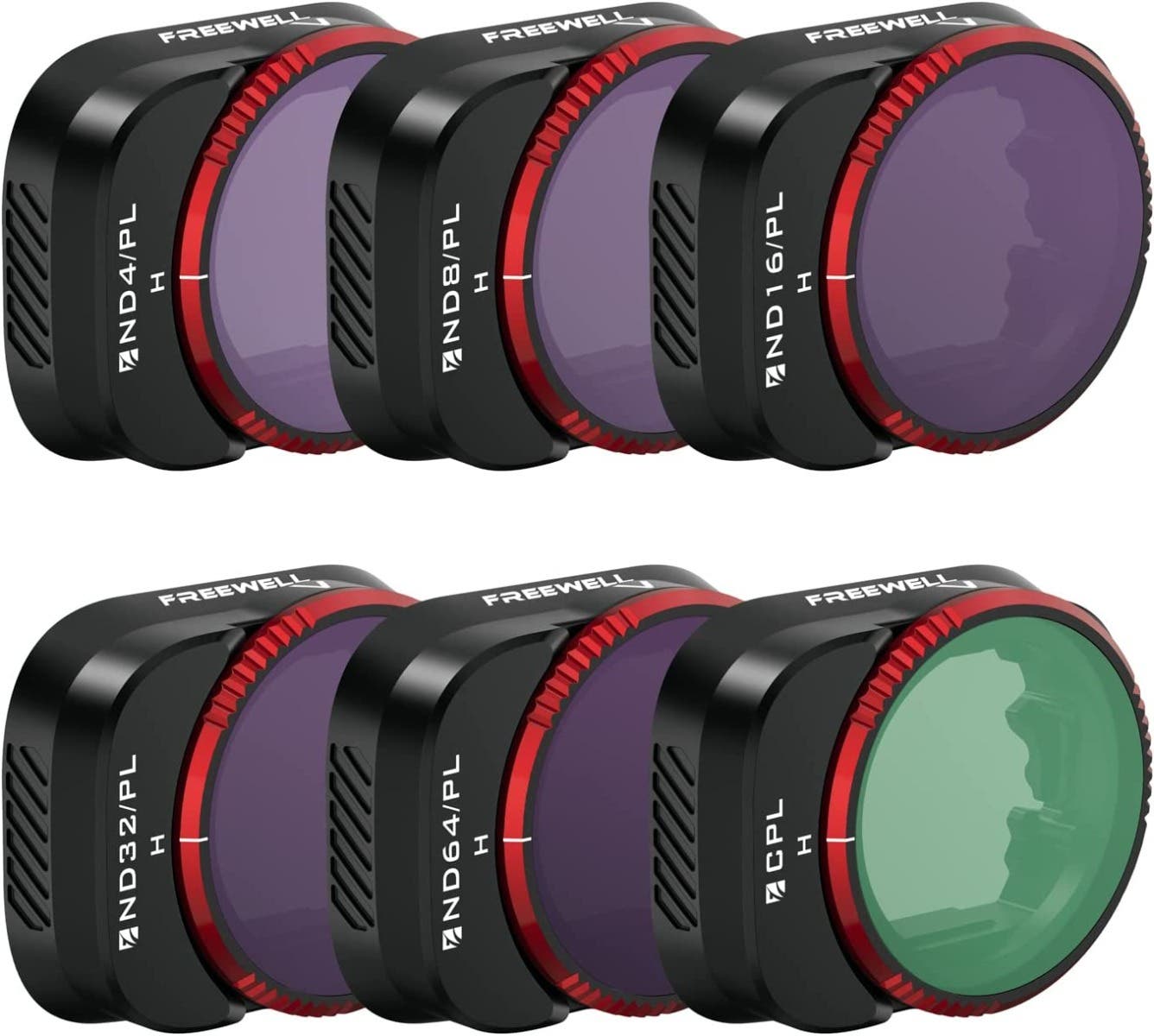 Freewell  Bright Day Lens Filter for DJI Mini 3 Pro - 6 Pack